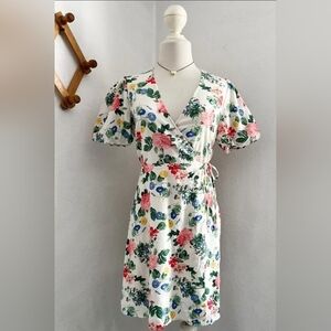 Floral Wrap Dress